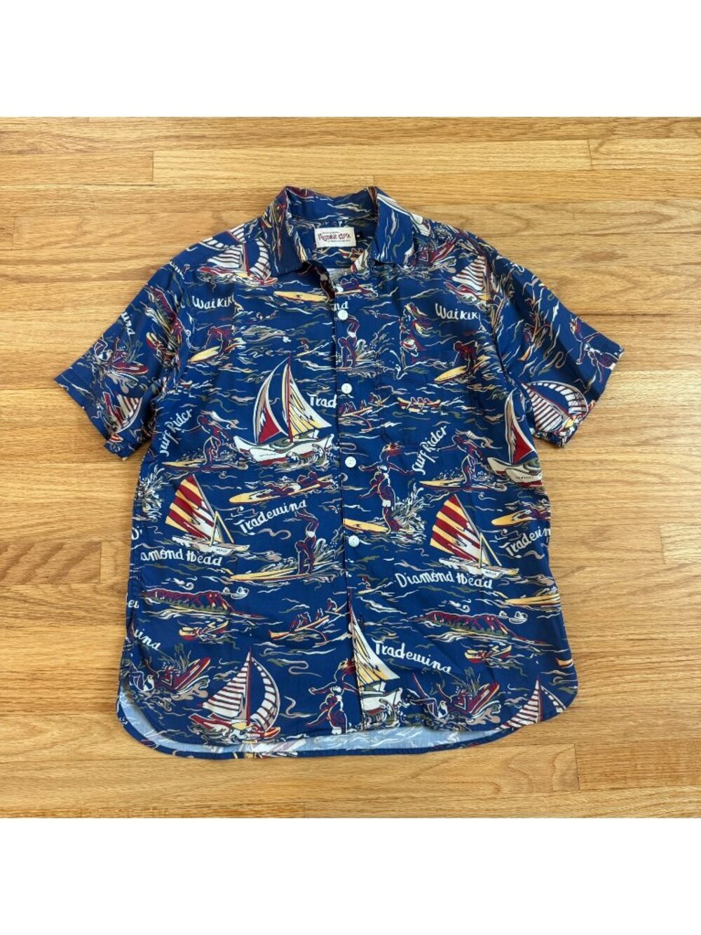 Freenote Cloth 1940's Rayon Hawaiian Shirt Small